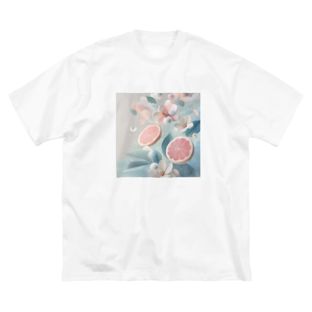 chan-takehaniのフローティング・シトラス・ガーデン ビッグシルエットTシャツ