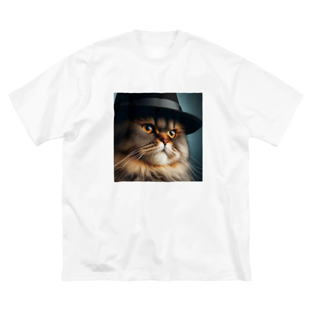 age3mのボスキャット ビッグシルエットTシャツ