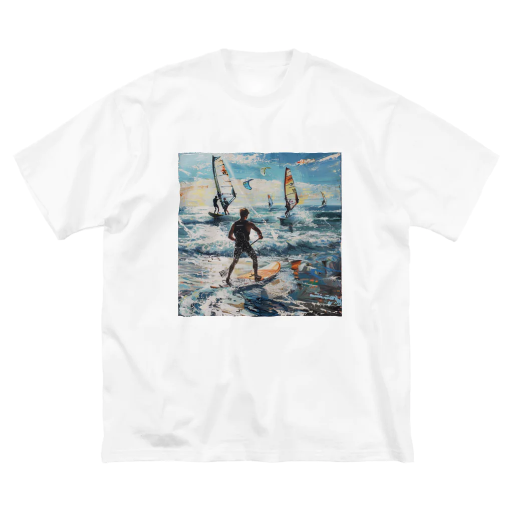 AQUAMETAVERSEのsupとwindsurfingレース　エンジェル717 2065 Big T-Shirt