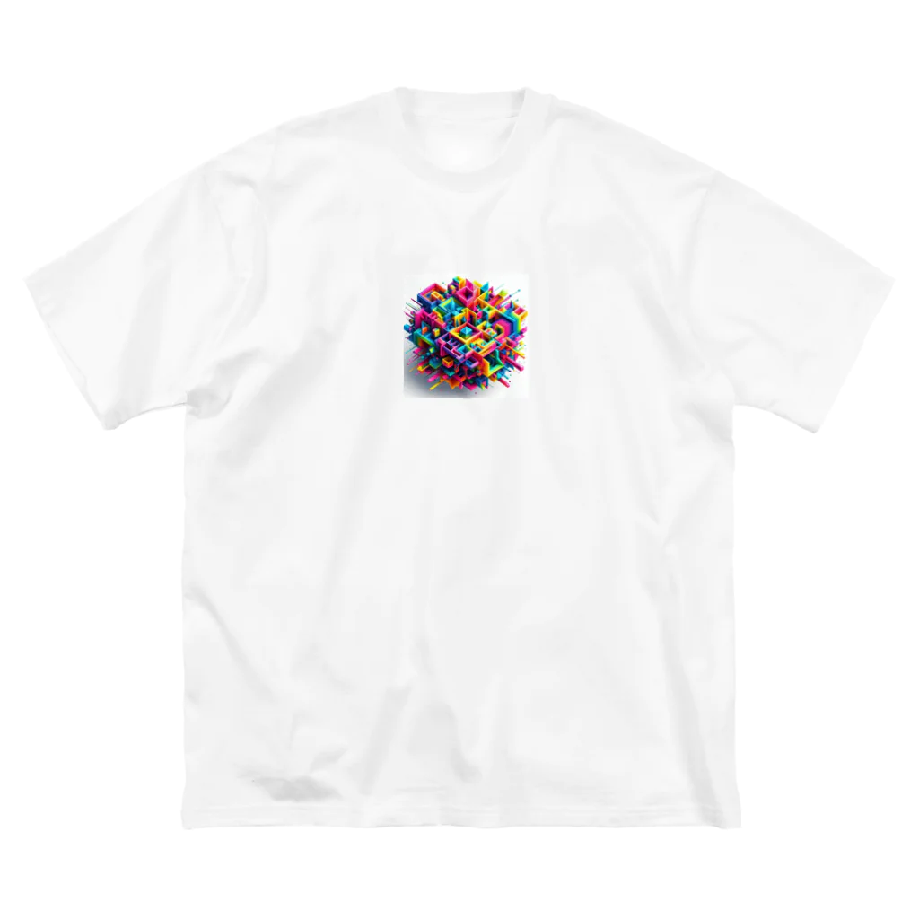 EijiPonの立体 Big T-Shirt