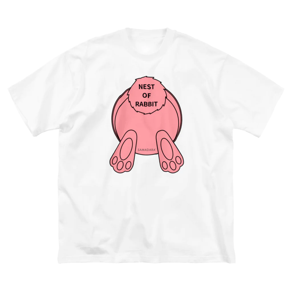 SAMADARA SHOPのネストオブラビット(PINK) Big T-Shirt