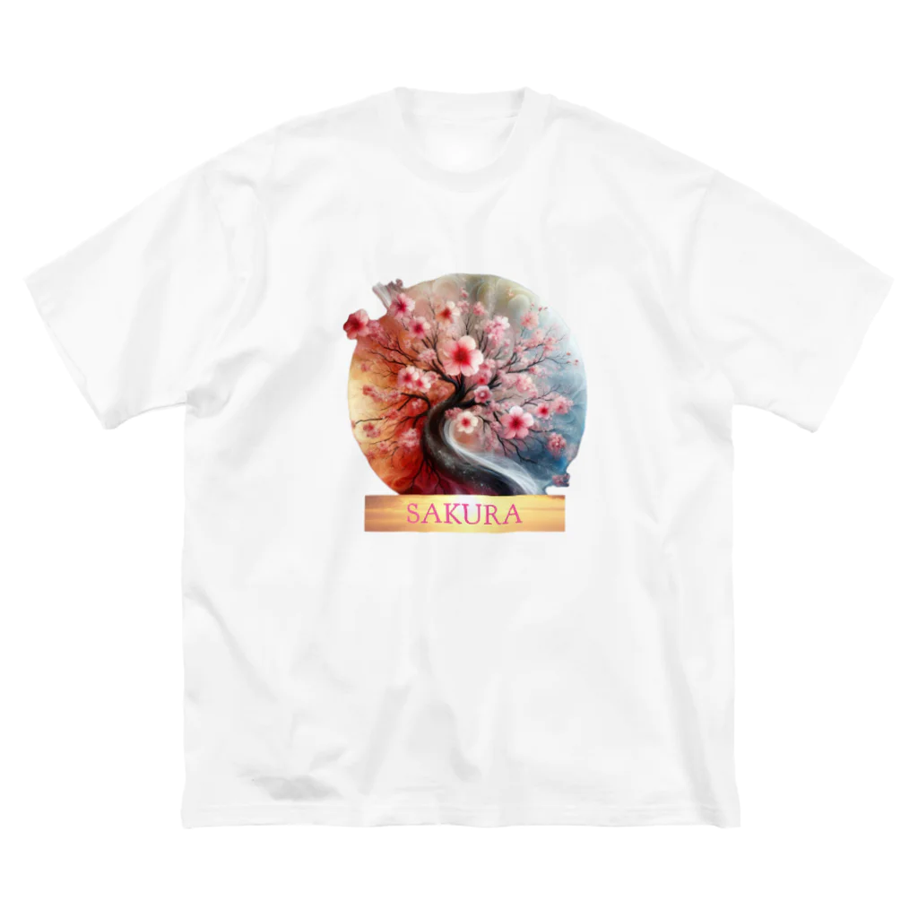 gates_of_heavenのSAKURA ビッグシルエットTシャツ