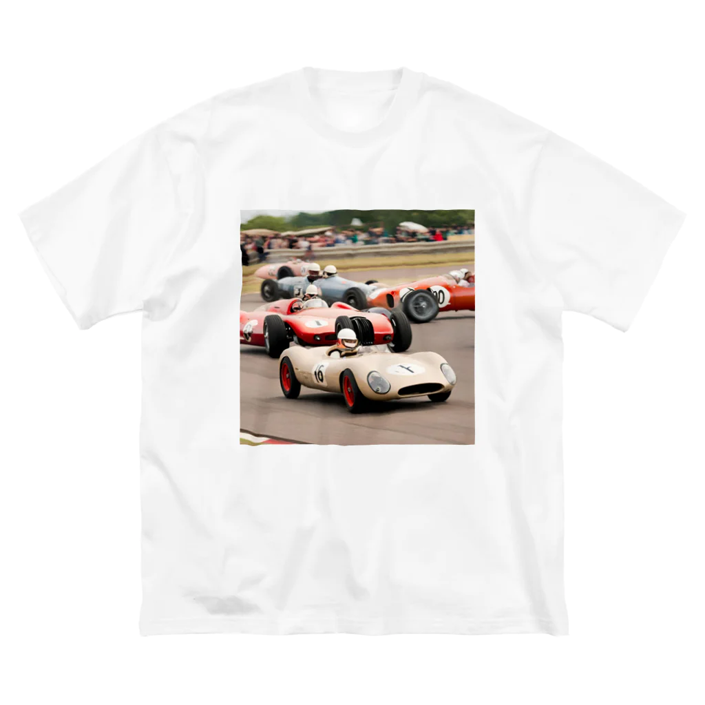 the blue seasonの伝統の轍―クラシックレースの熱戦 ビッグシルエットTシャツ