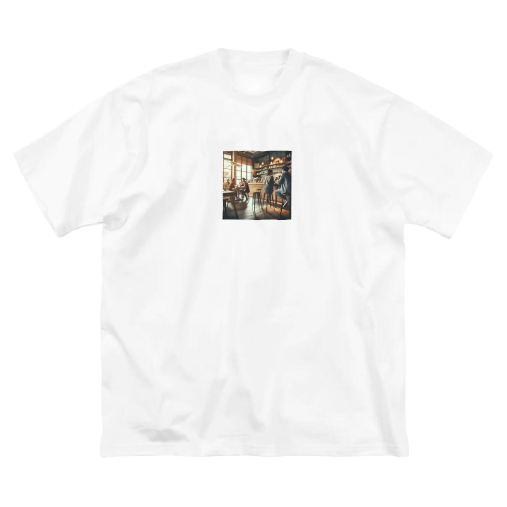 U hopeのカフェの何気ないワンショット Big T-Shirt