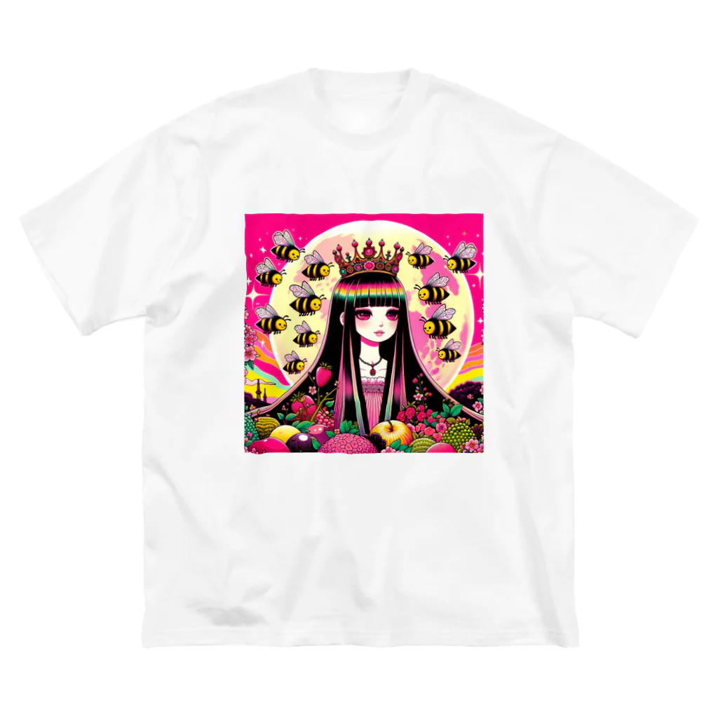 トトベス(T∴B∴M∴)🕊️の🐝ピンクムーンとミツバチと〈III女帝〉👸🏻 Big T-Shirt