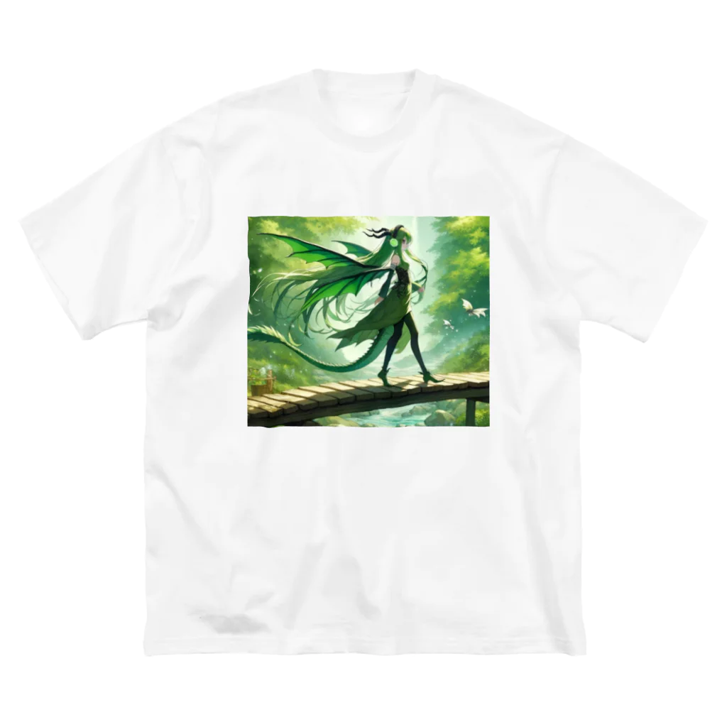 静寂工房の音のIn the Forest　「森の中で」 ビッグシルエットTシャツ