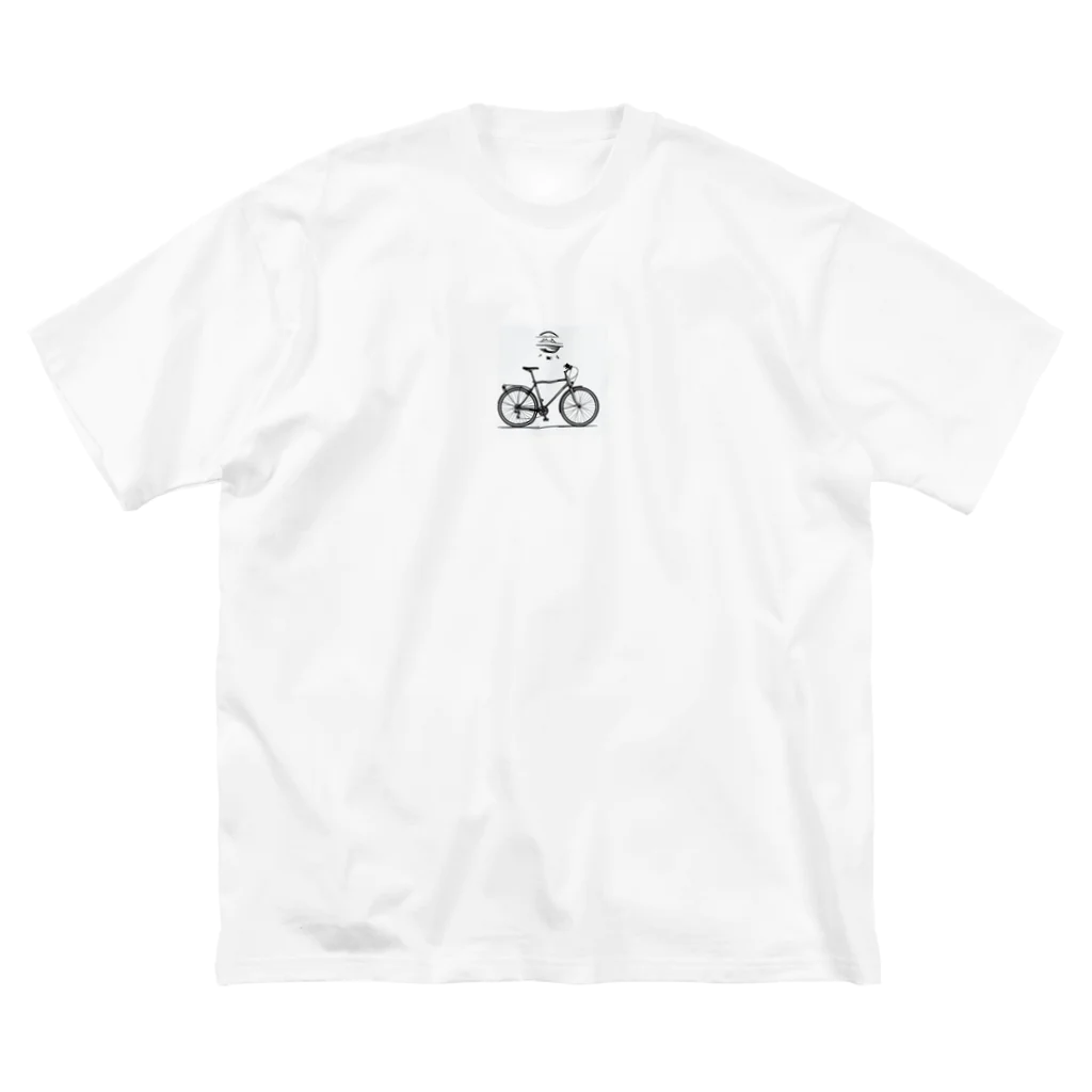 二宮大輔の自転車ロゴ ビッグシルエットTシャツ