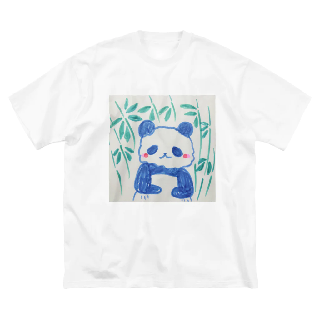 モチクマのモフモフパンダ君 ビッグシルエットTシャツ