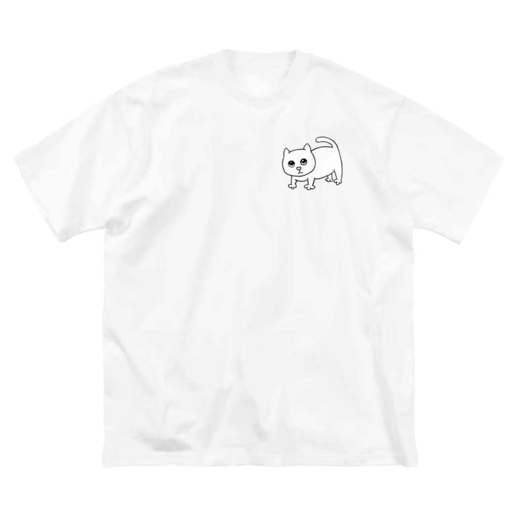 ドワーフキャットのモチのモチ　003 Big T-Shirt