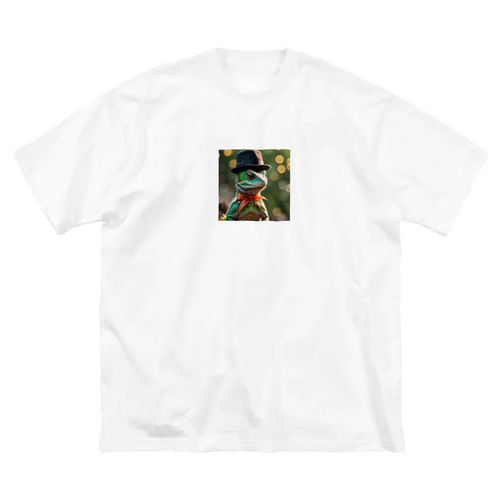 yamonokimotiのハット帽ヤモリ Big T-Shirt