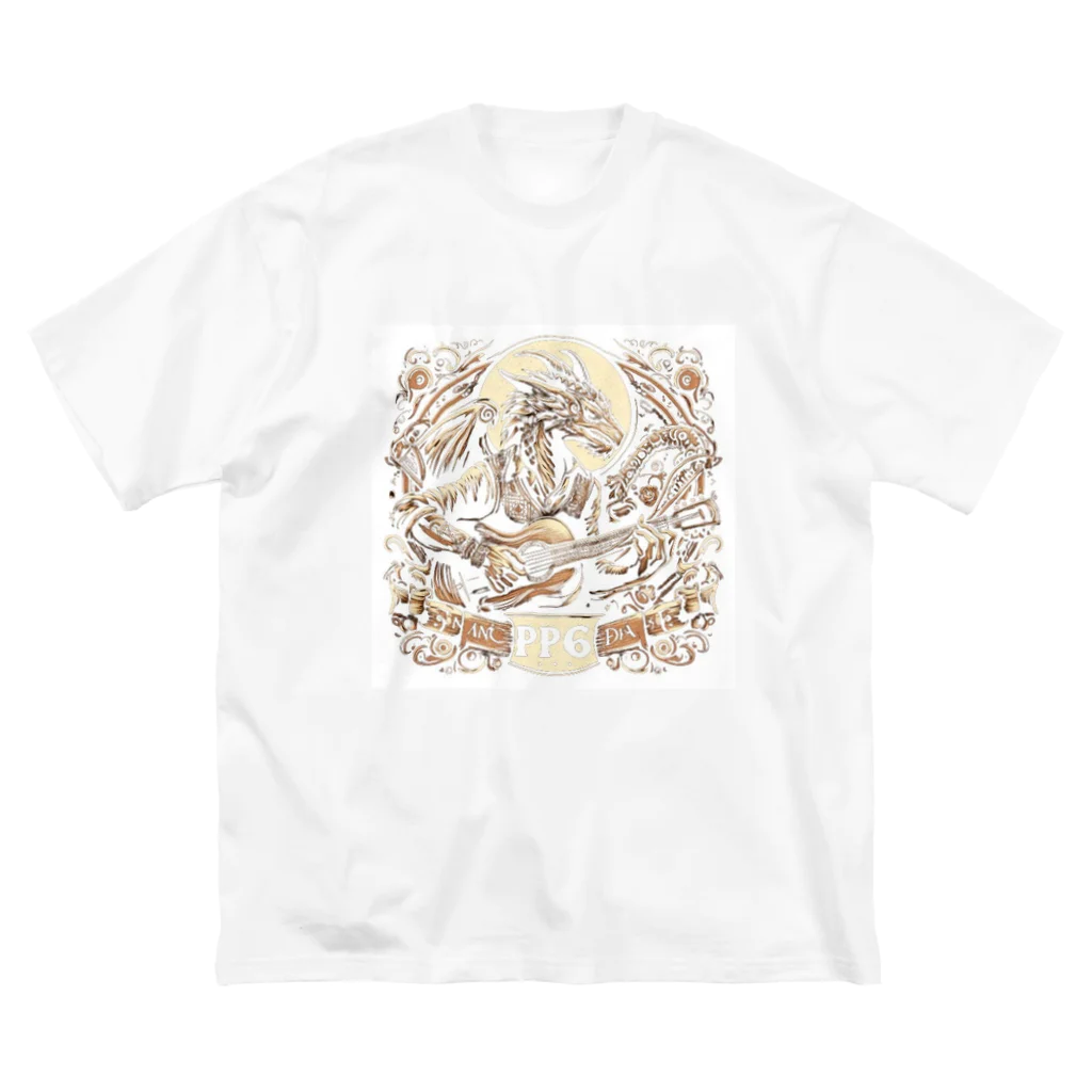 Prosperous Peony 6のPP6　ドラゴンバンドデザイン Big T-Shirt