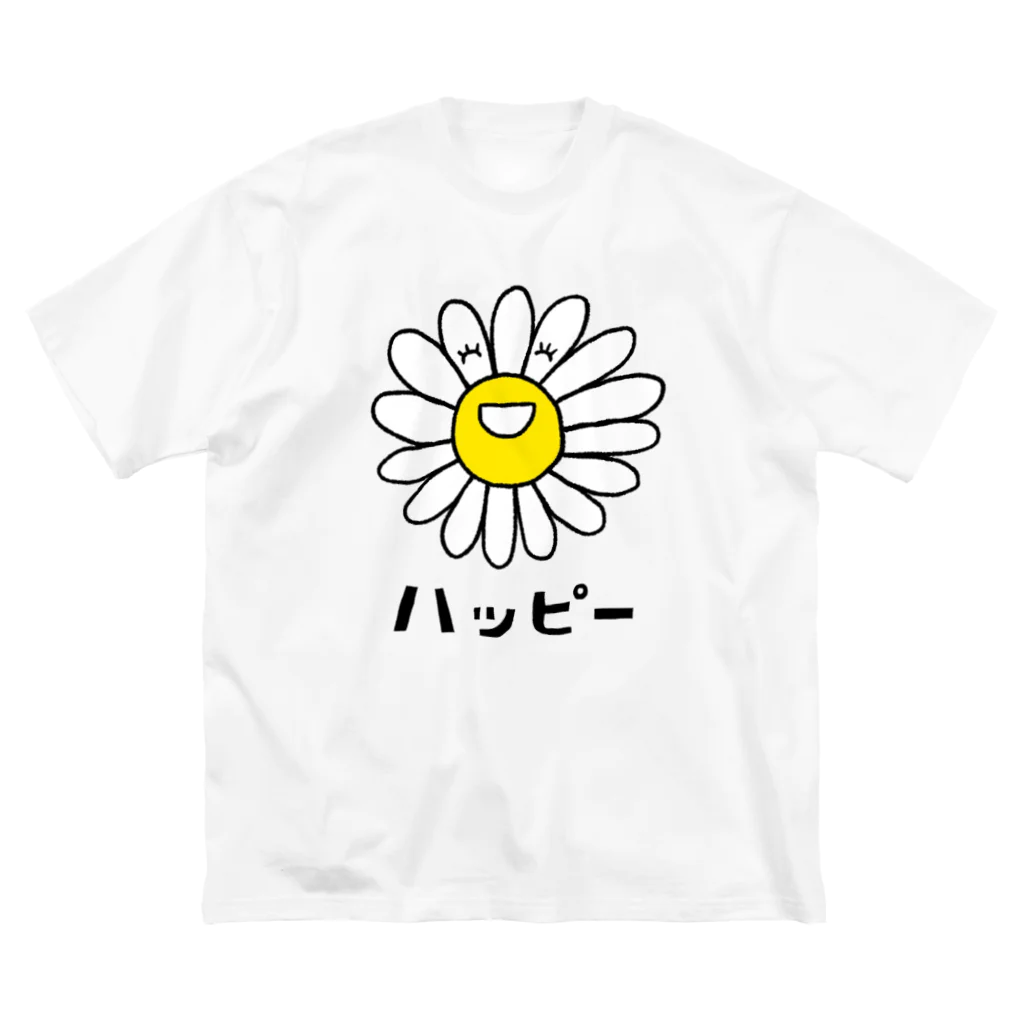 mokom / もこむのハッピーフラワー Big T-Shirt