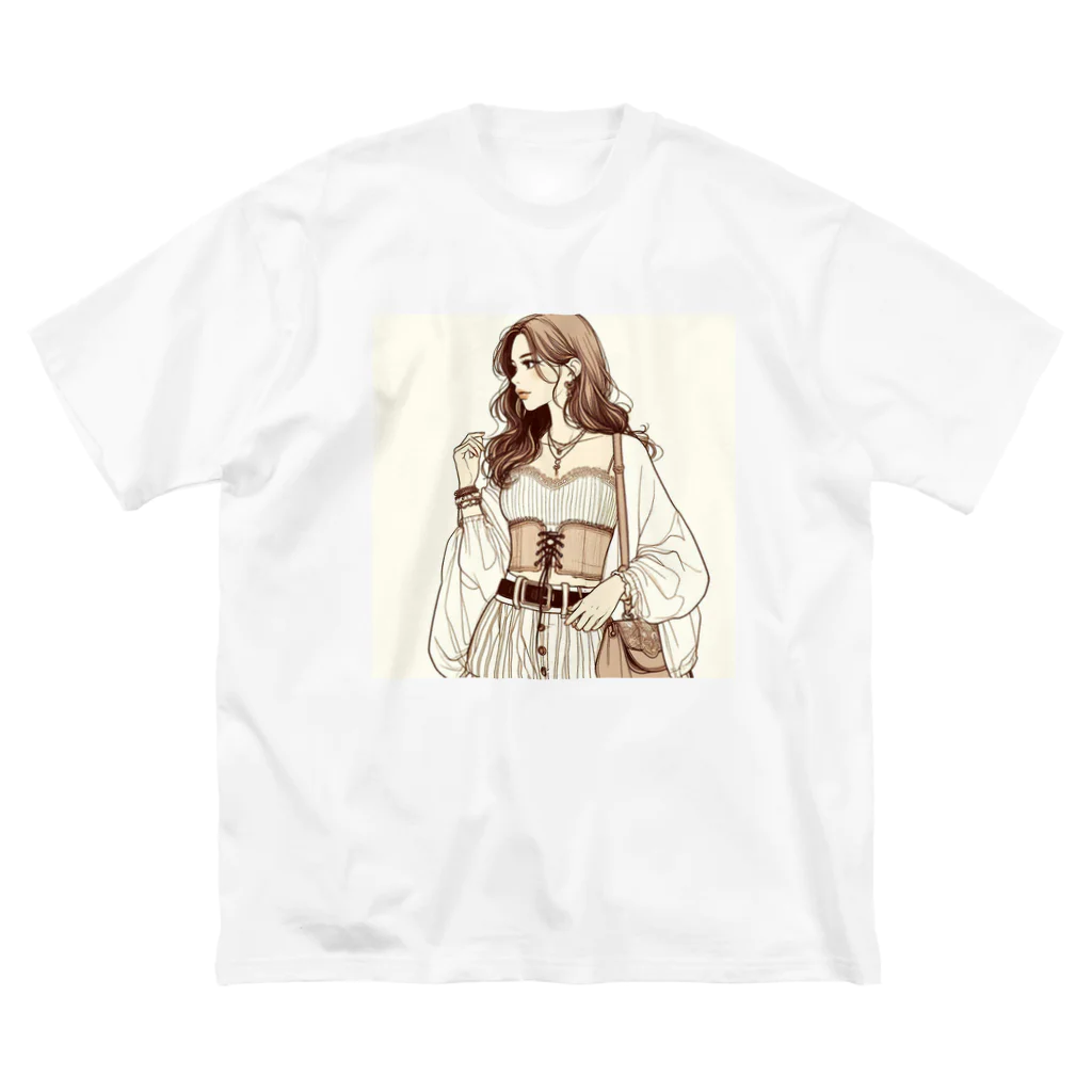 room-chaconneの寺町通りの貴子 Big T-Shirt