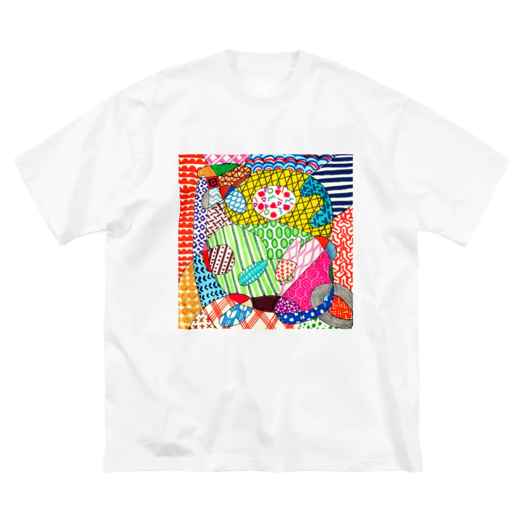 JapaneseArt Yui Shopのわいわい ビッグシルエットTシャツ