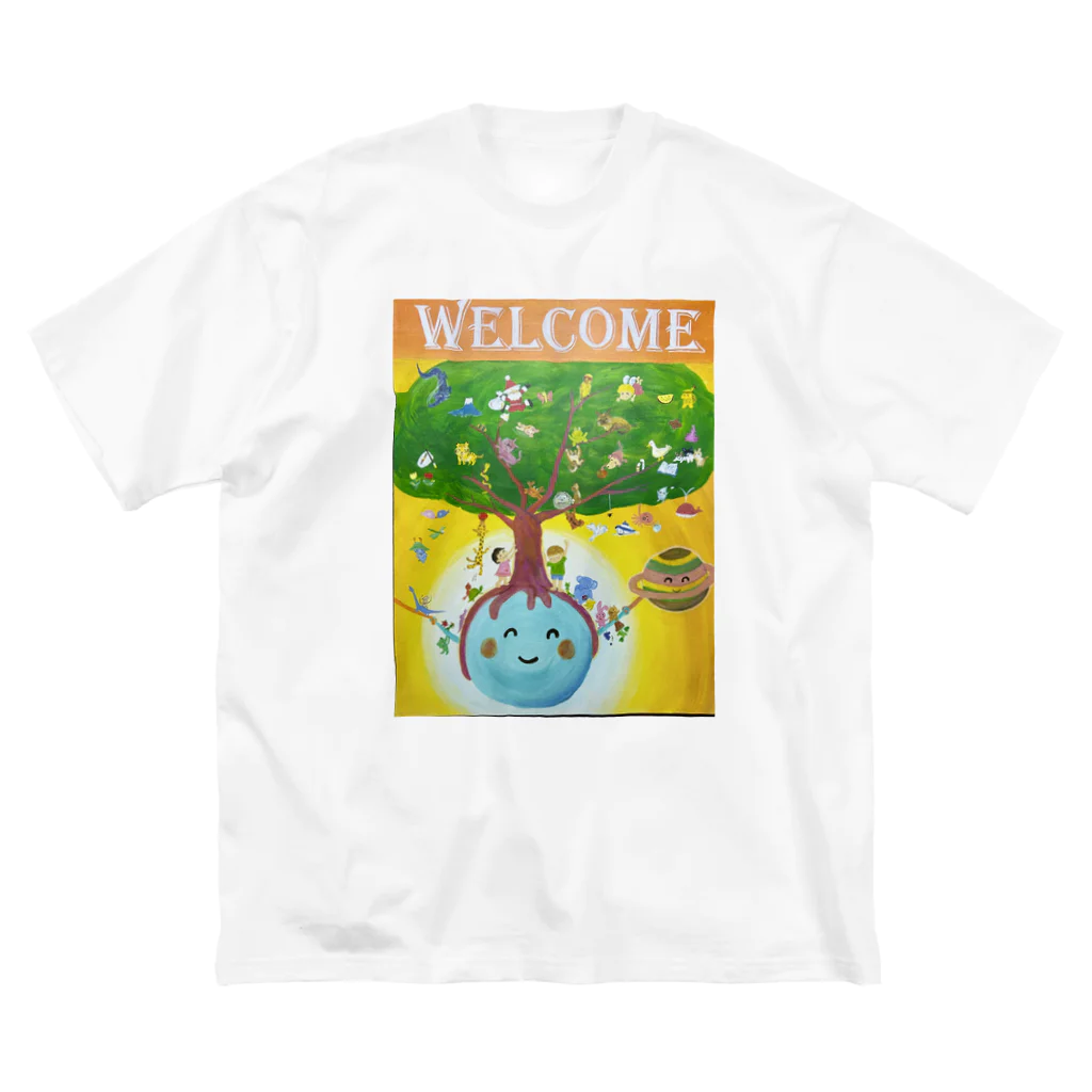 yoko-art-121のwelcome ビッグシルエットTシャツ