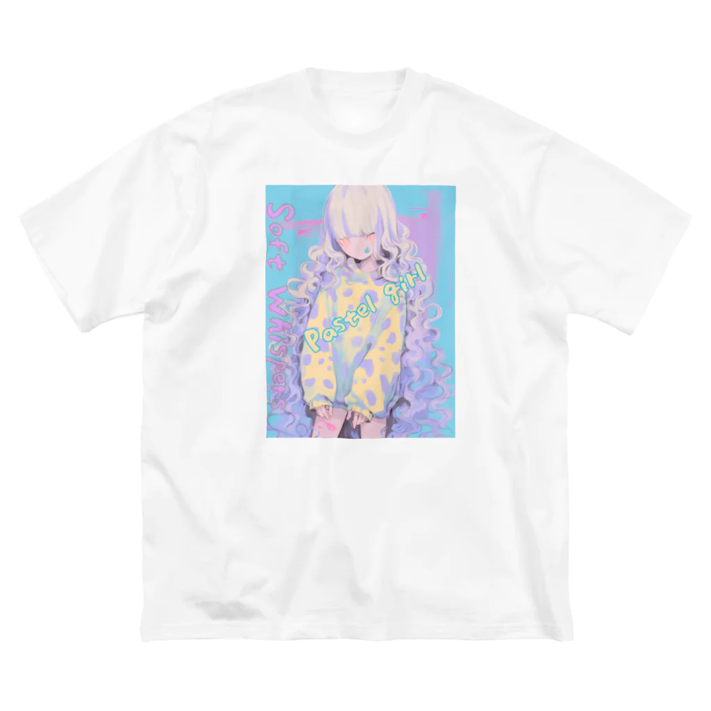 じょいちぃのPastel girl「パステルガール」 ビッグシルエットTシャツ