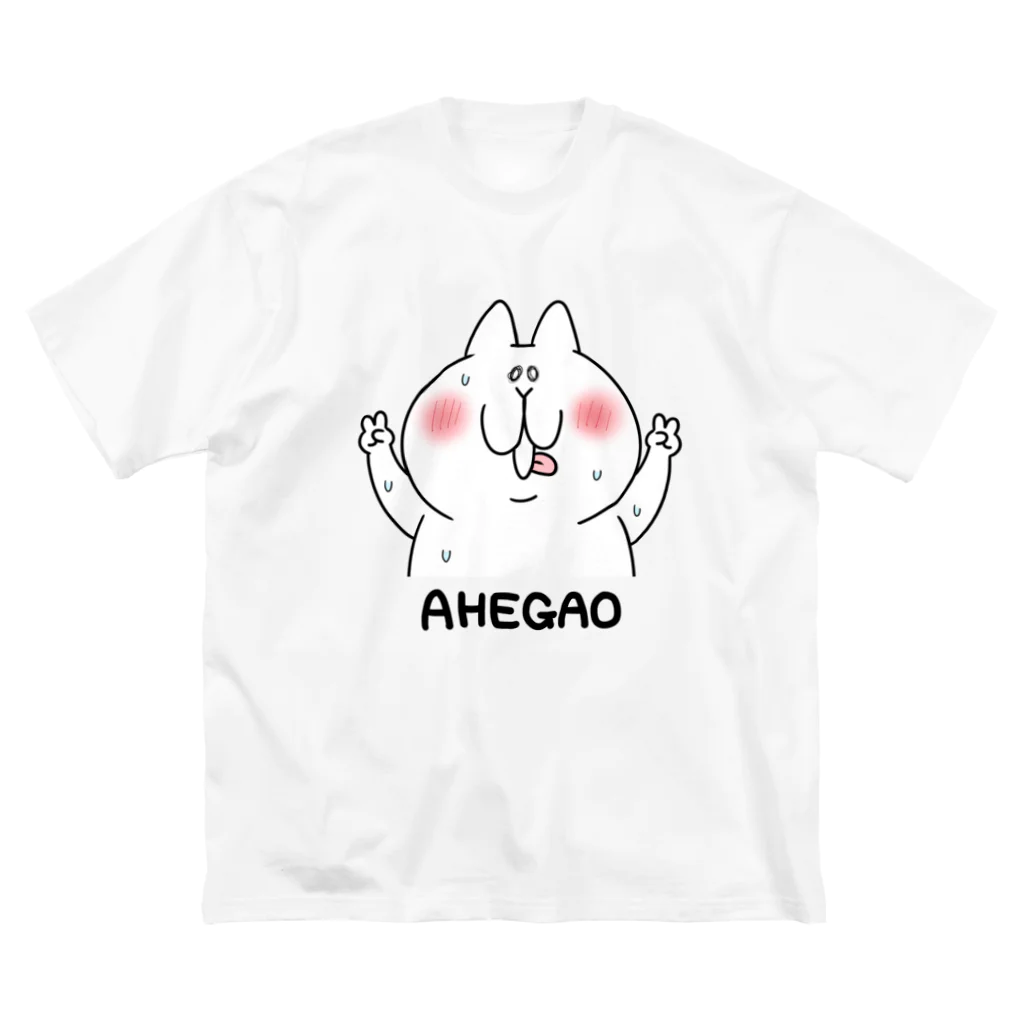 kawabe-konのAHEGAO ビッグシルエットTシャツ