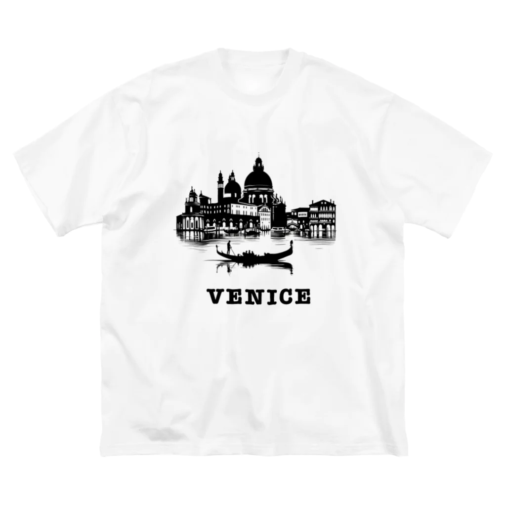 Tee Horizonの【旅行シリーズ】ヴェネチア（VENICE）Tシャツ Big T-Shirt