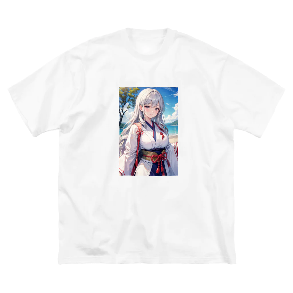 巫女スタぐらむの母性溢れる巫女 Big T-Shirt