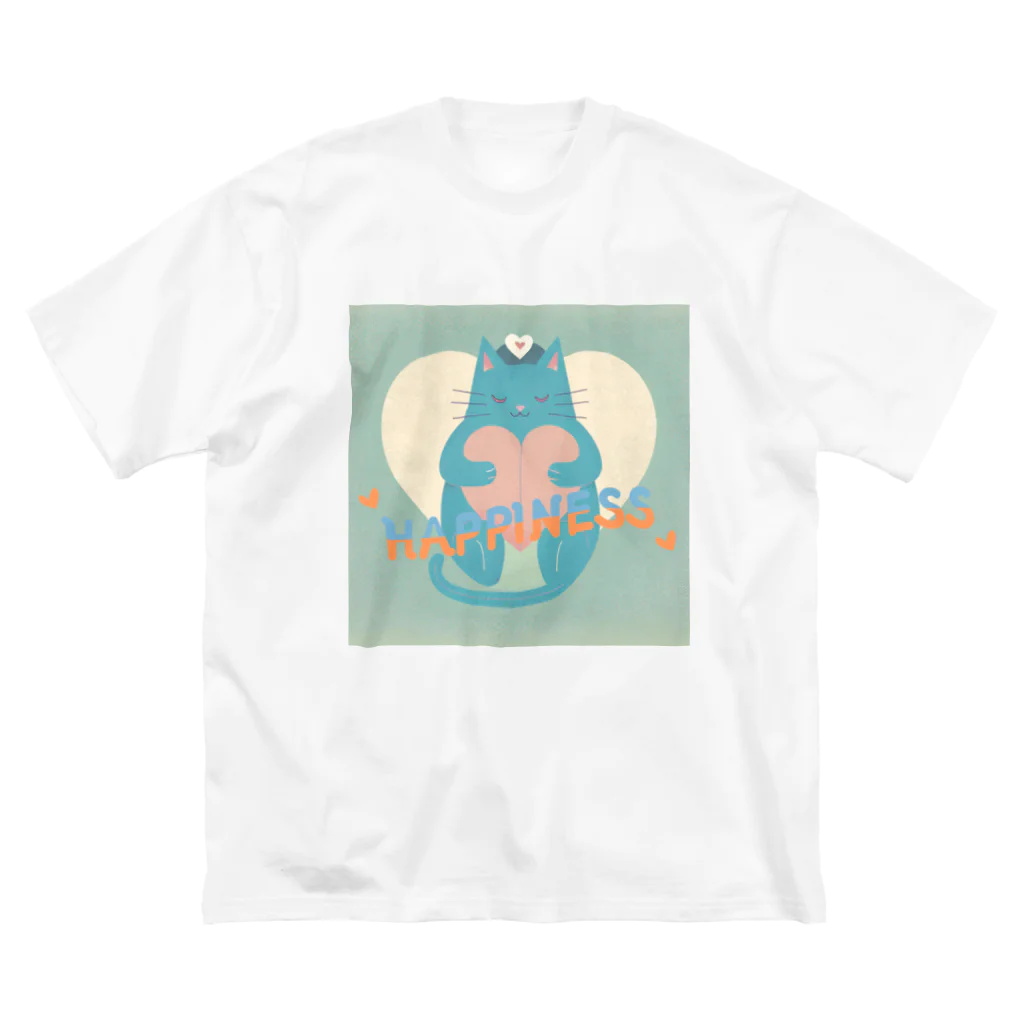 きなこのHappy Lifeのhappiness ビッグシルエットTシャツ