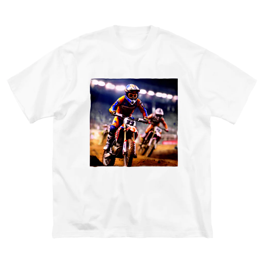 Bikers' Galleryのチャンピオンライド：モトクロスアクション Big T-Shirt