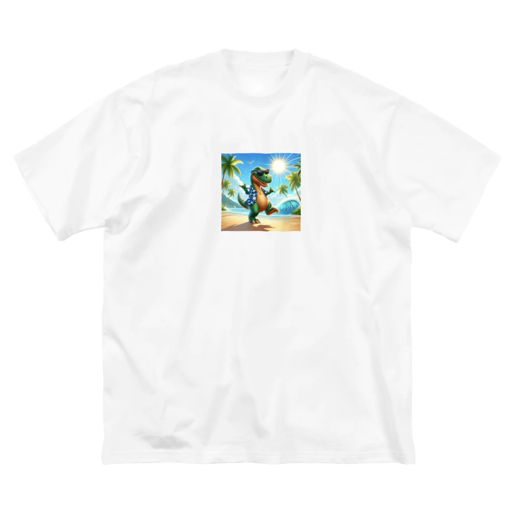 samkorのティラノサウルスのサマーバケーション Big T-Shirt