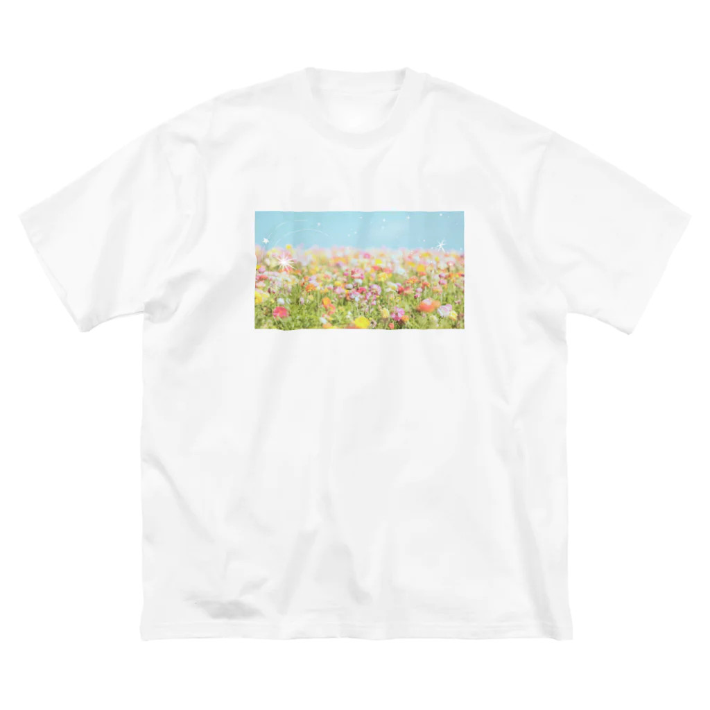 ame。の花ばたけ ビッグシルエットTシャツ