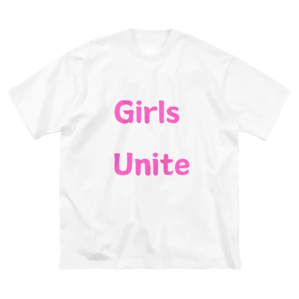 あい・まい・みぃのGirls Unite-女性たちが団結して力を合わせる言葉 Big T-Shirt