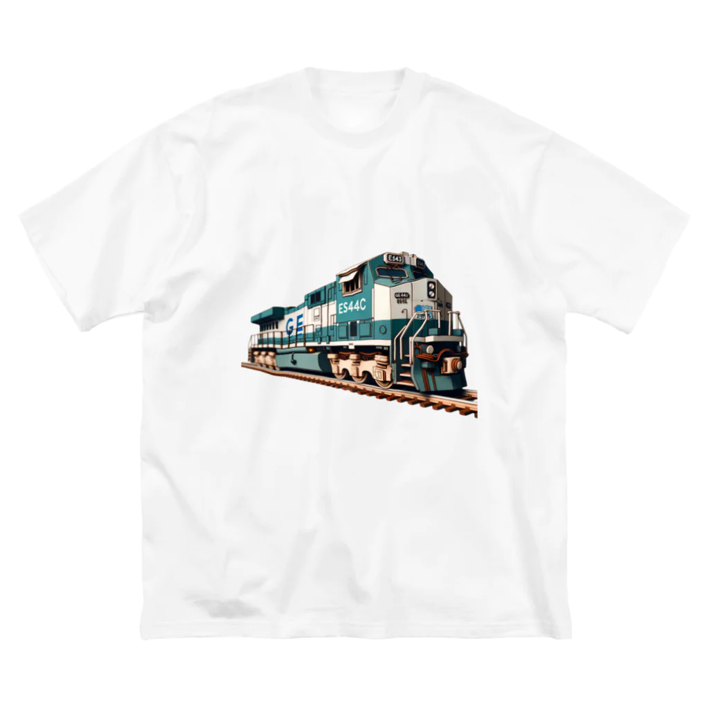 チェリモヤの電車模型 03 ビッグシルエットTシャツ