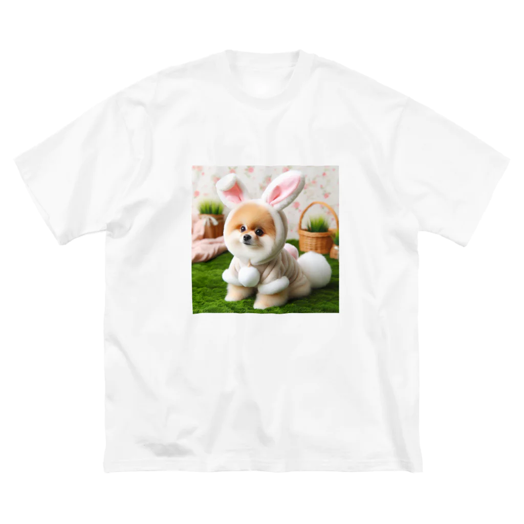 meg_milkのポメちゃん ビッグシルエットTシャツ