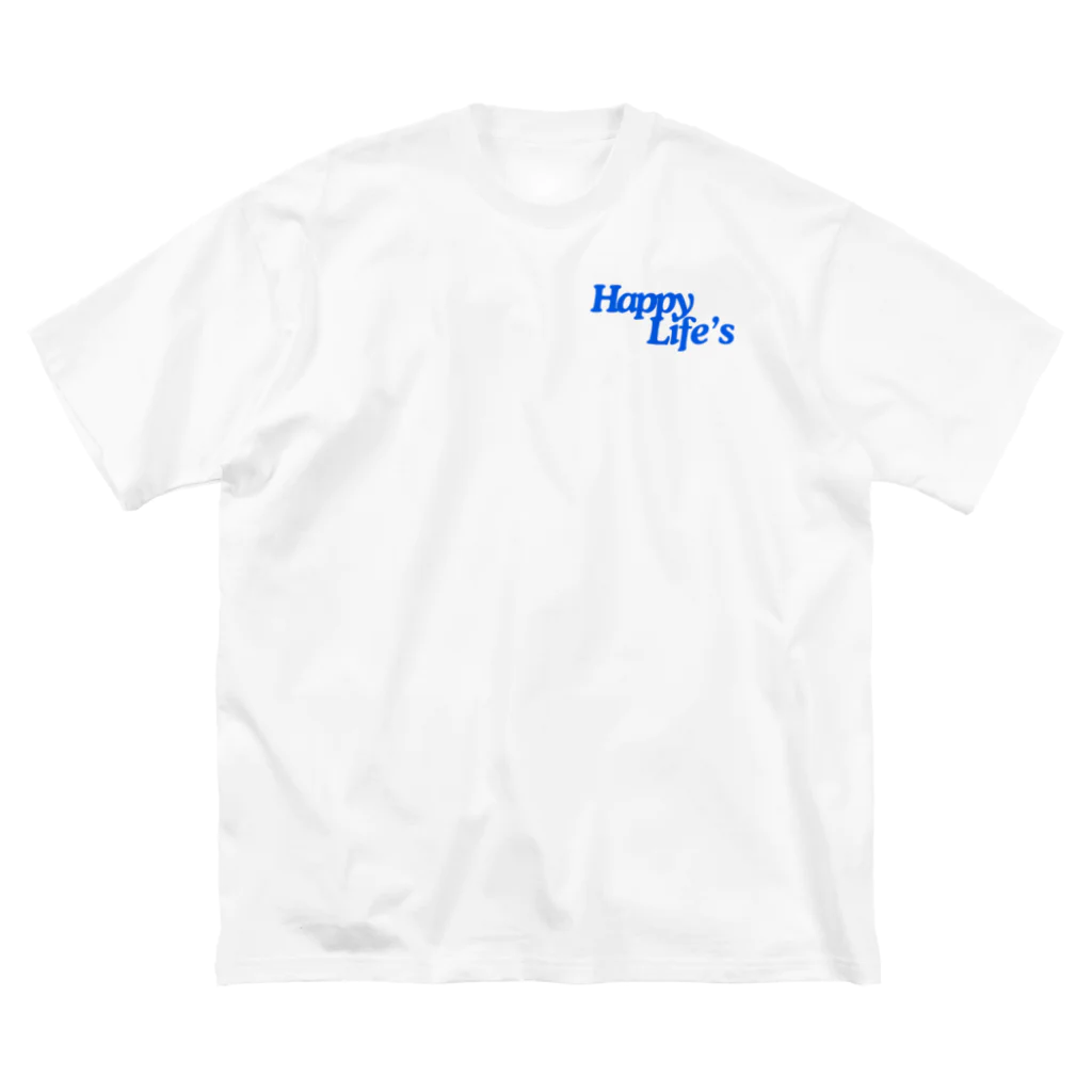 Azure-のテキストロゴTシャツ Big T-Shirt