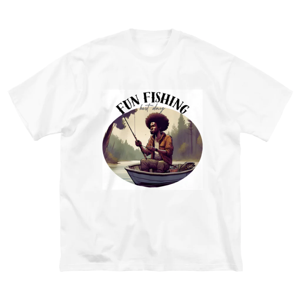 yukiyuki93のfishing lifeオリジナル ビッグシルエットTシャツ