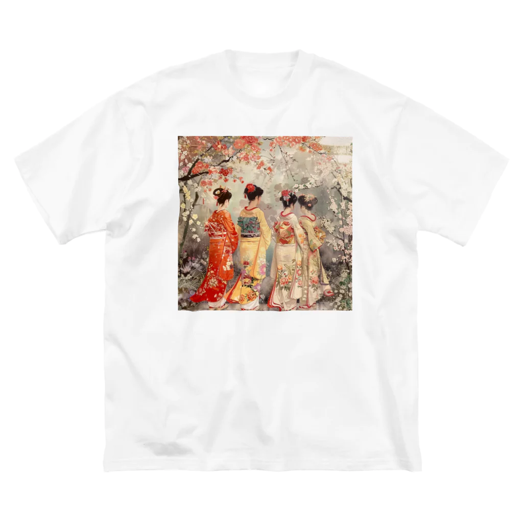 AQUAMETAVERSEの優雅な花見桜の花満開　なでしこ1478 Big T-Shirt