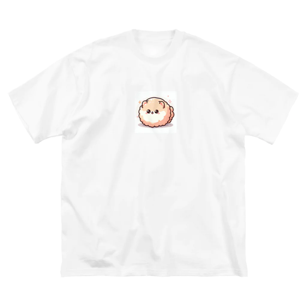 まんまるどうぶつ園のまんまるどうぶつ こいぬ ビッグシルエットTシャツ