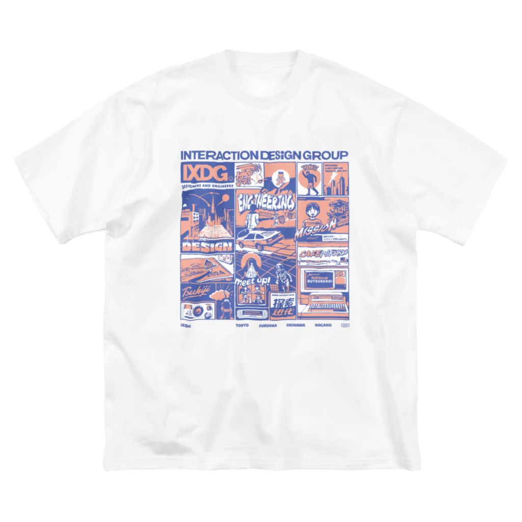 相互作用創造集団のIxDG祭り！(トライアドカラー) ビッグシルエットTシャツ