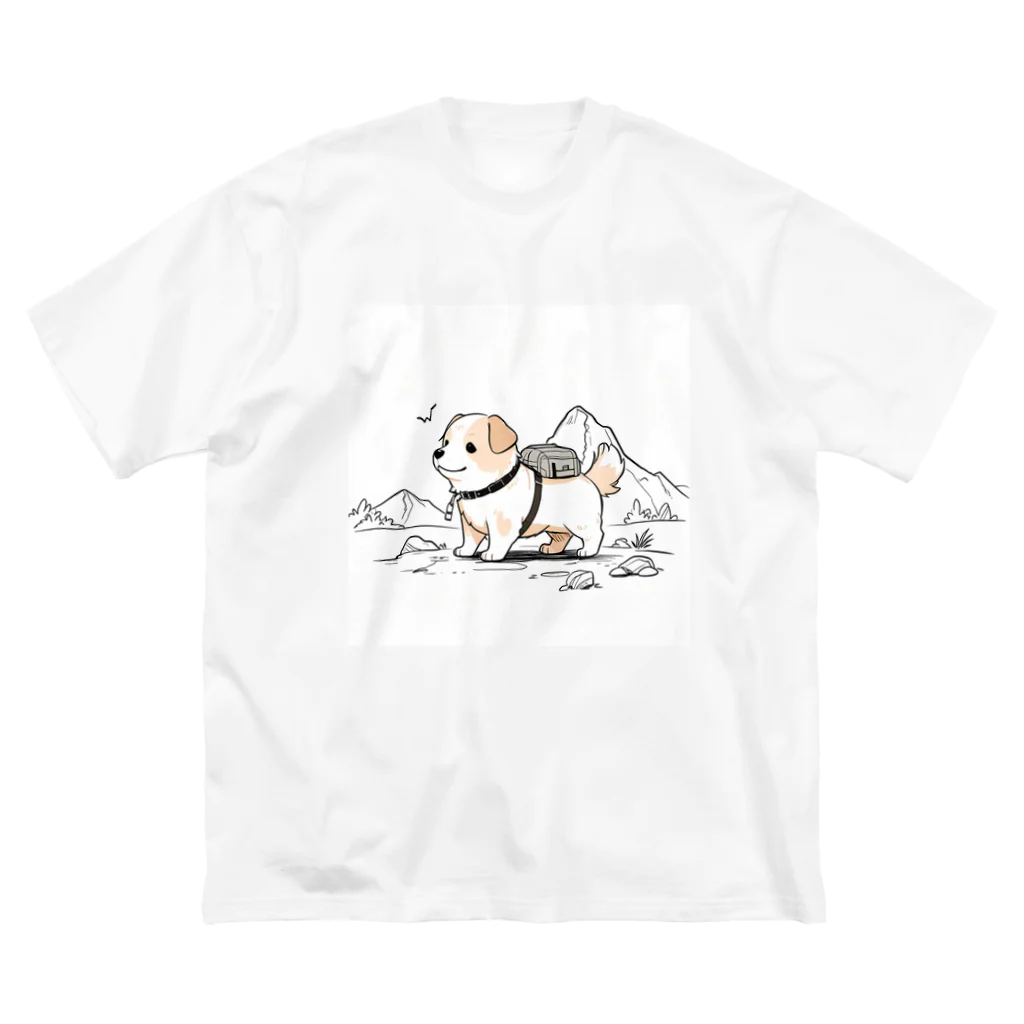 ganeshaのかわいい犬のバックグラウン Big T-Shirt