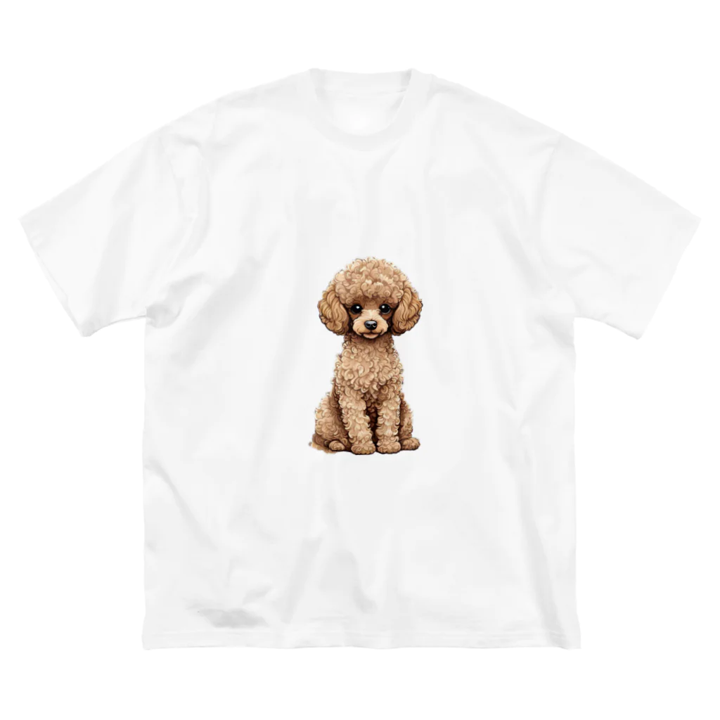 アニマルペイントの犬のグッズ Big T-Shirt