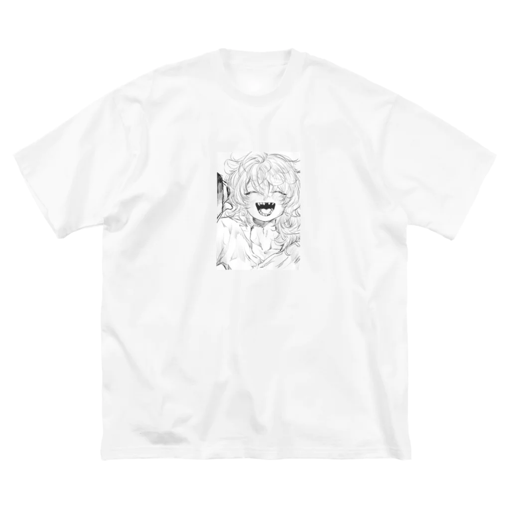 ゆ呑の笑顔のいのち ビッグシルエットTシャツ