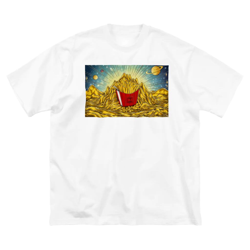 JoyfulMomentsCraftsの黄金とポテト ー Golden and Potato ー ビッグシルエットTシャツ