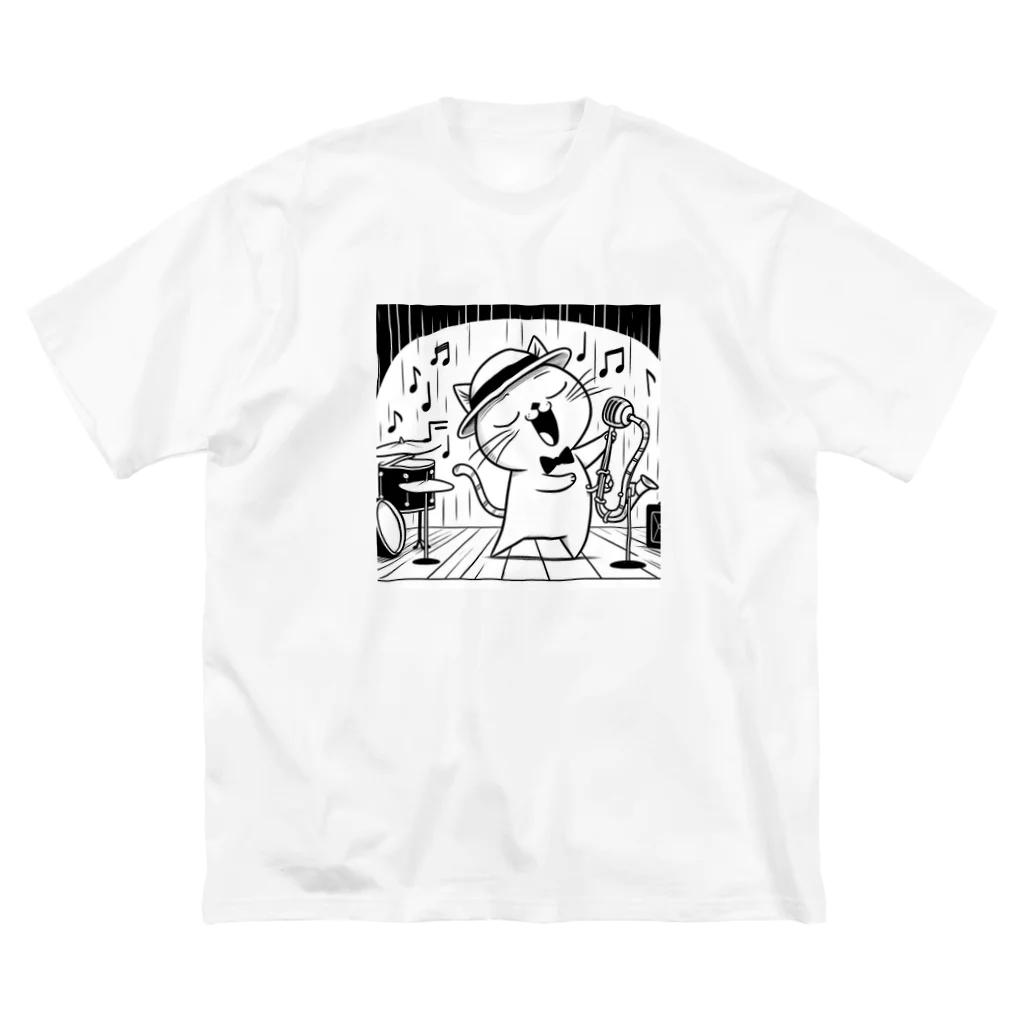 age3mのジャズボーカルキャット Big T-Shirt