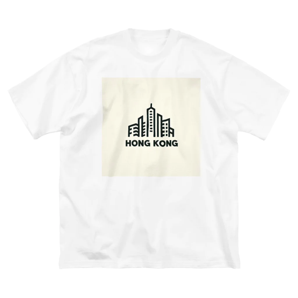 aoharu2005の香港 ビッグシルエットTシャツ