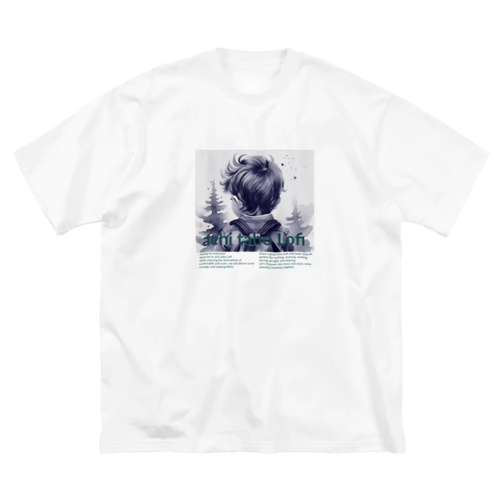 achi tabo Lofiのachi tabo Lofi ビッグシルエットTシャツ