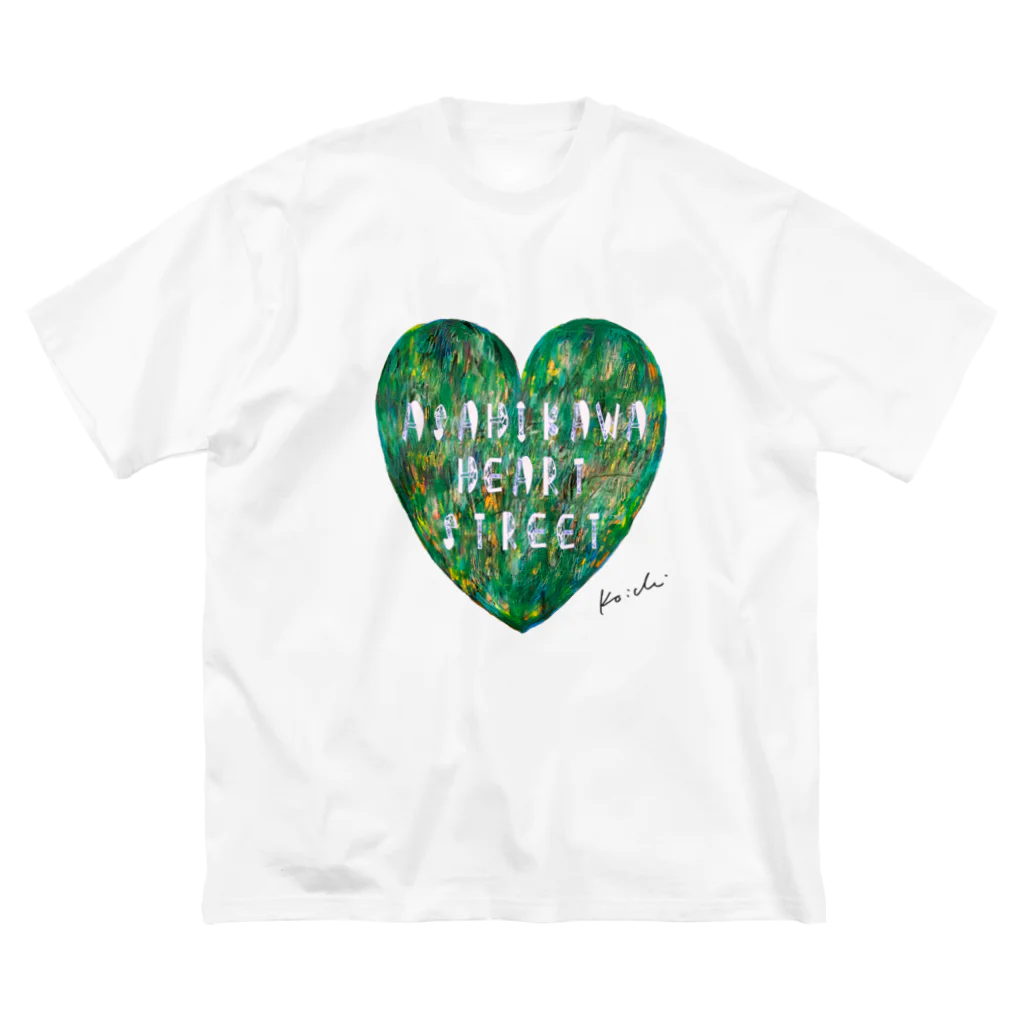 nissyheartのASAHIKAWA HEART STREET ビッグシルエットTシャツ