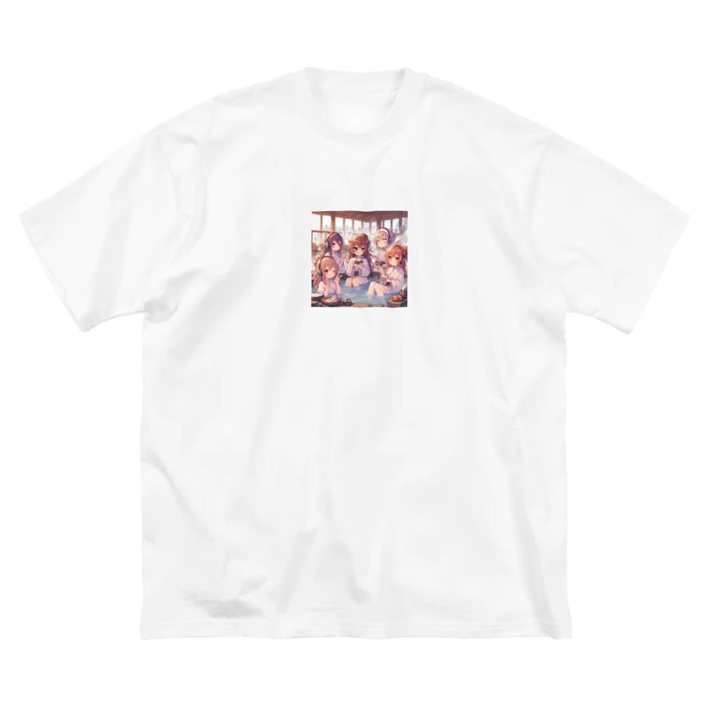 SWQAの温泉を楽しむ女子 Big T-Shirt