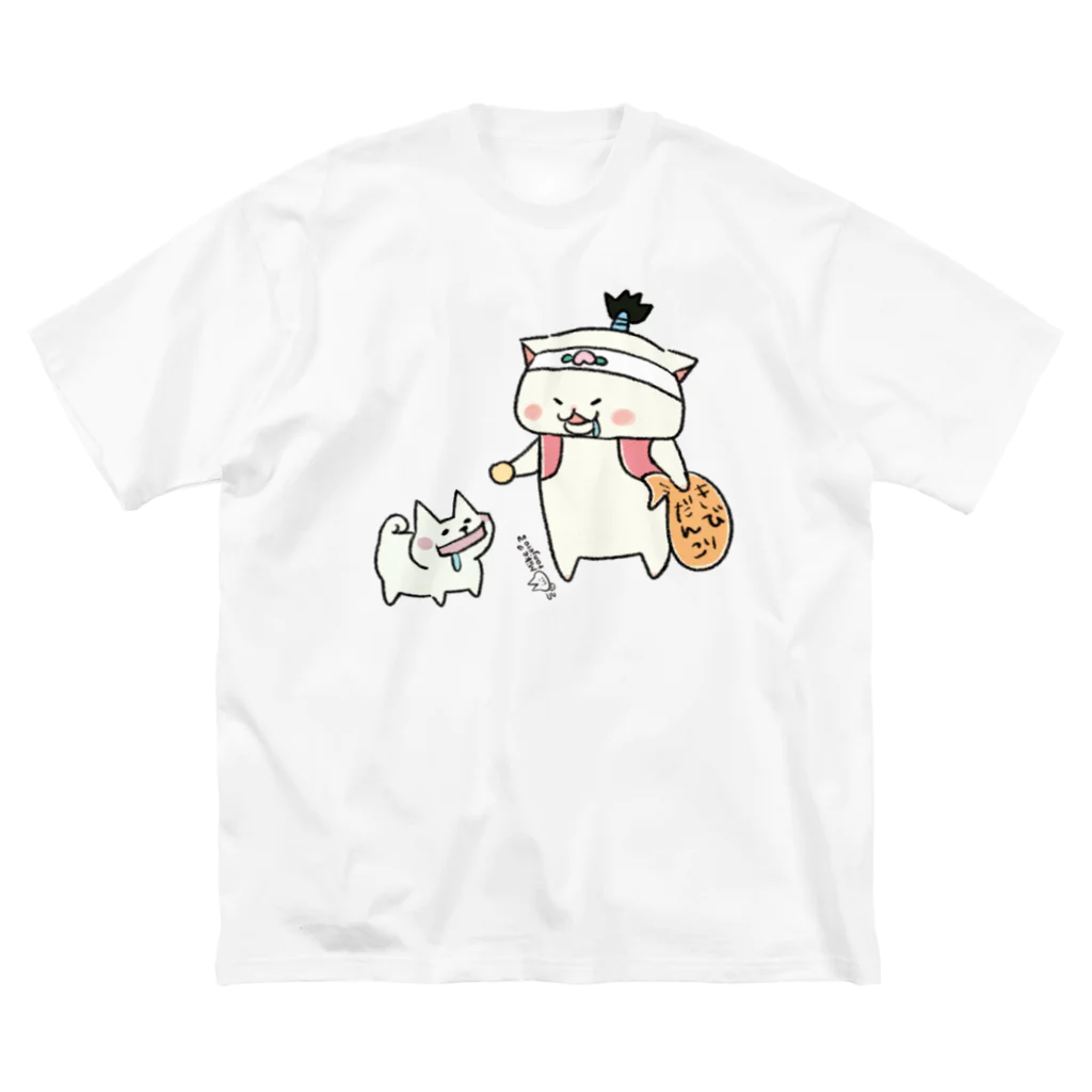 猫のミケランジェロのたま🐱桃太郎ティーシャツ Big T-Shirt