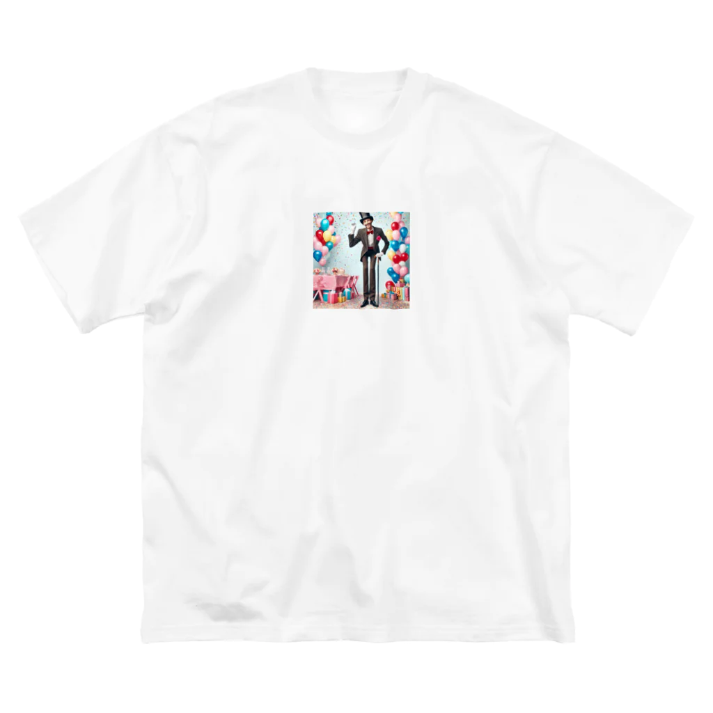 ゆゆゆの足長ジェントルマン Big T-Shirt