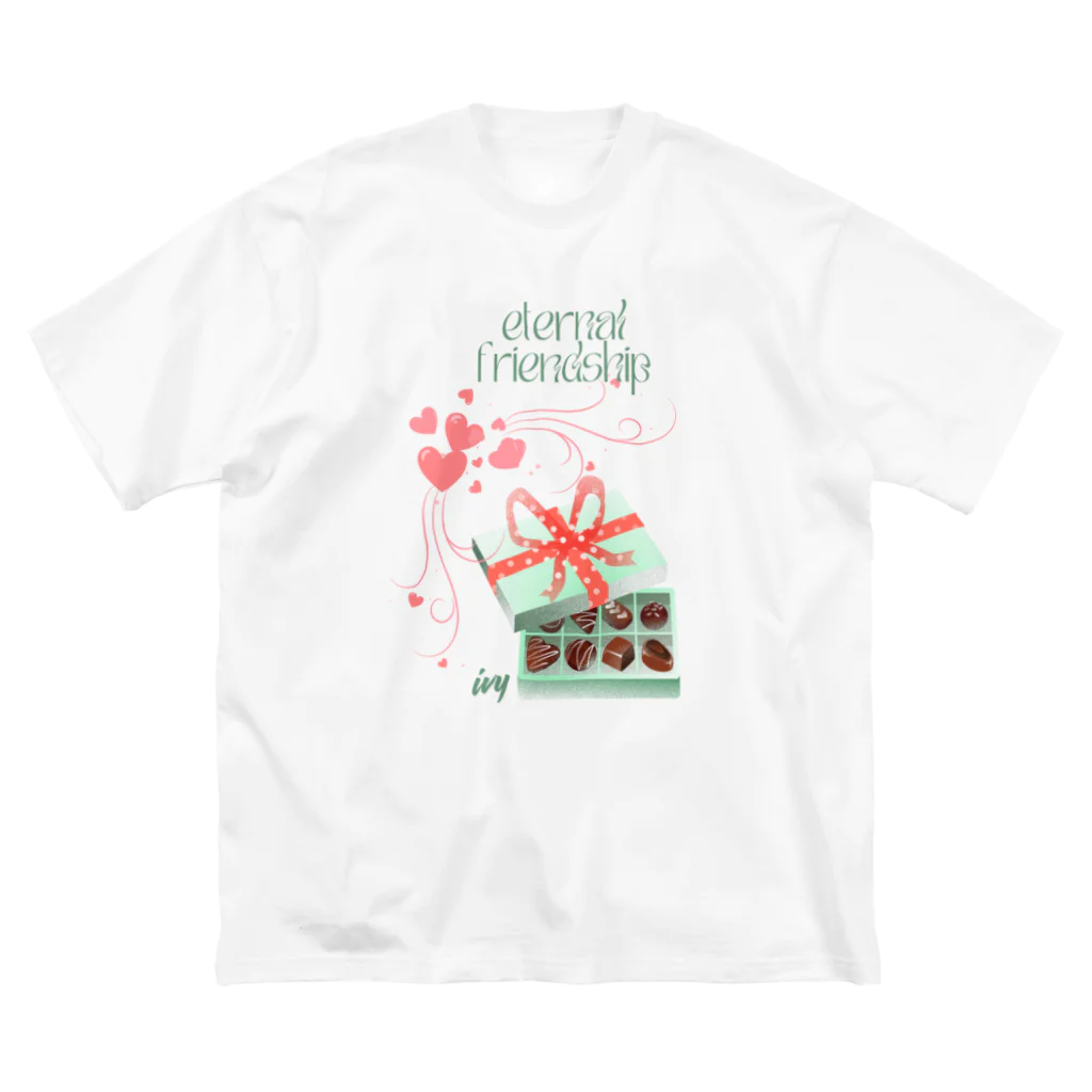 ivybloonの美味しいチョコレート ビッグシルエットTシャツ