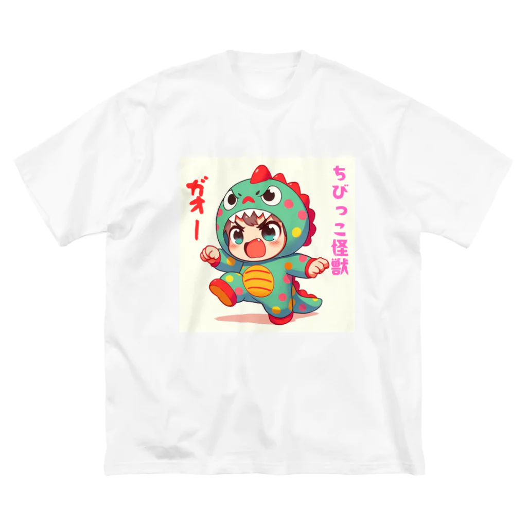 snow-birdのちびっこ怪獣 ビッグシルエットTシャツ