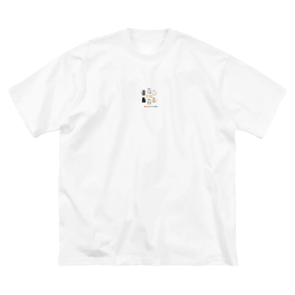 暁projectのNO CAT NO LIFE Big T-Shirt