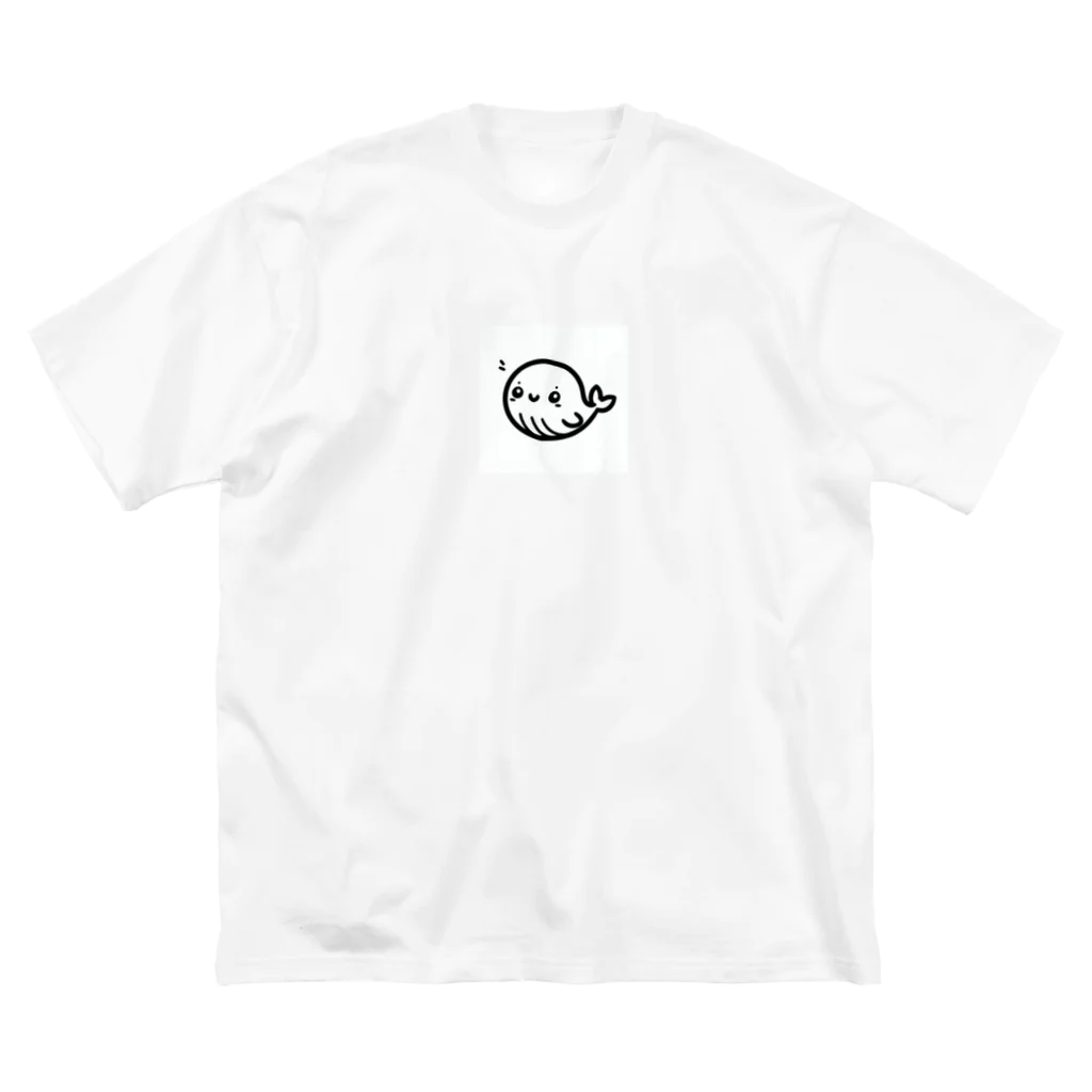 TAKU0822のキュートなクジラグッズ ビッグシルエットTシャツ